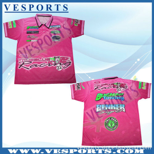 Popular Sublimation Dri Fit Racing Shirts